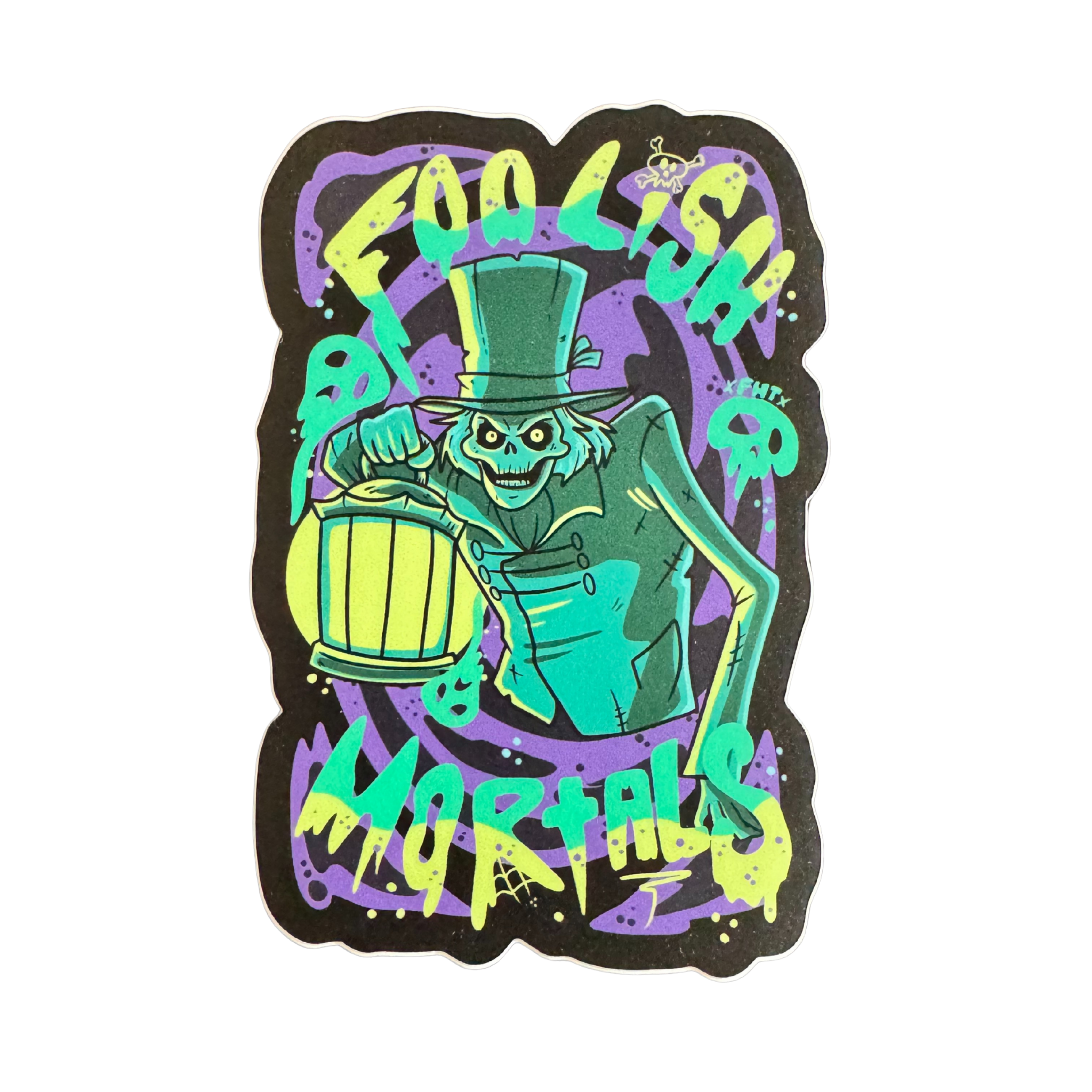 Foolish Mortals Stickers - Flying House Threads