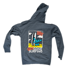 Gone Surfing Adult Hoodie - Flying House Threads