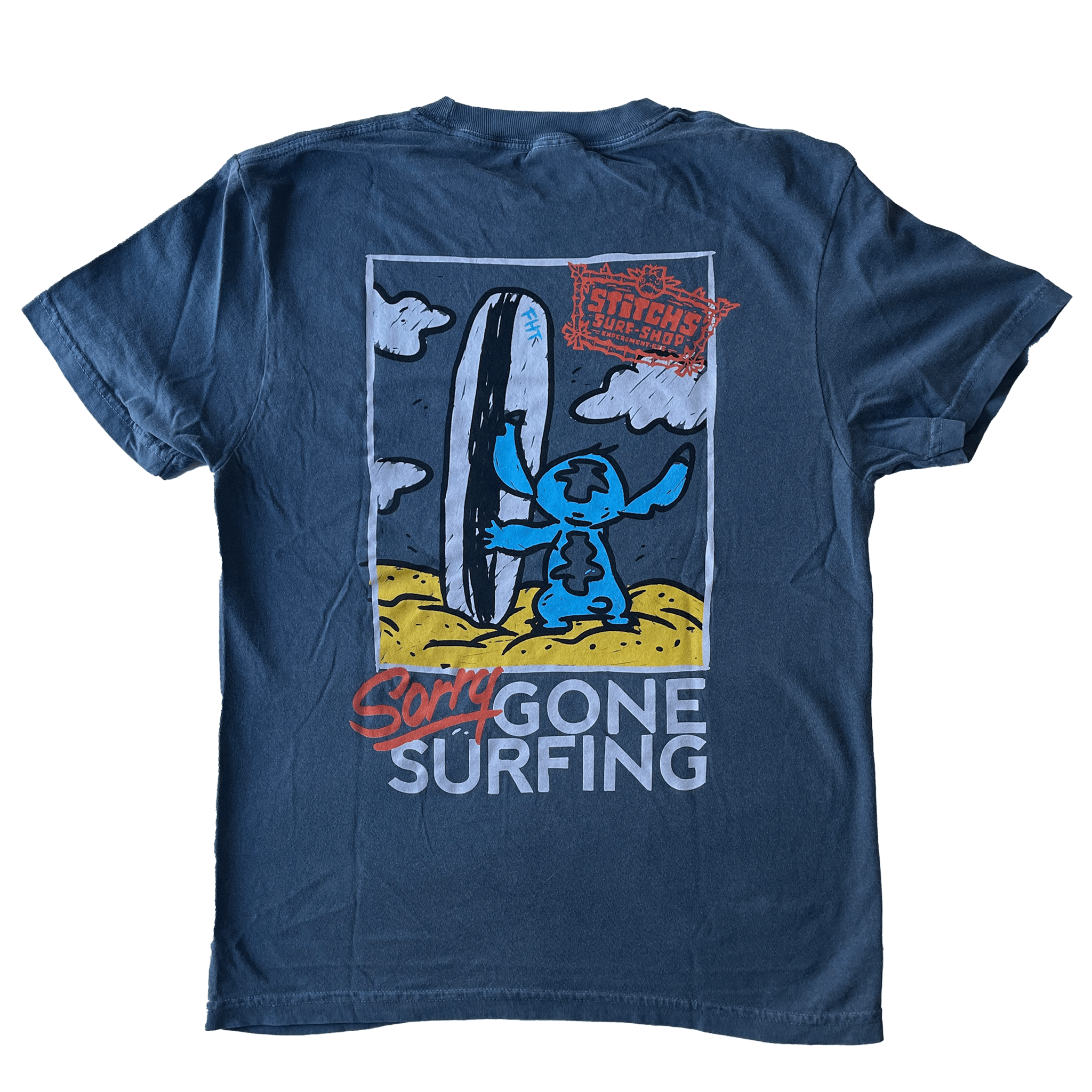 Gone Surfing T-Shirt - 100% Cotton - flyinghousethreads