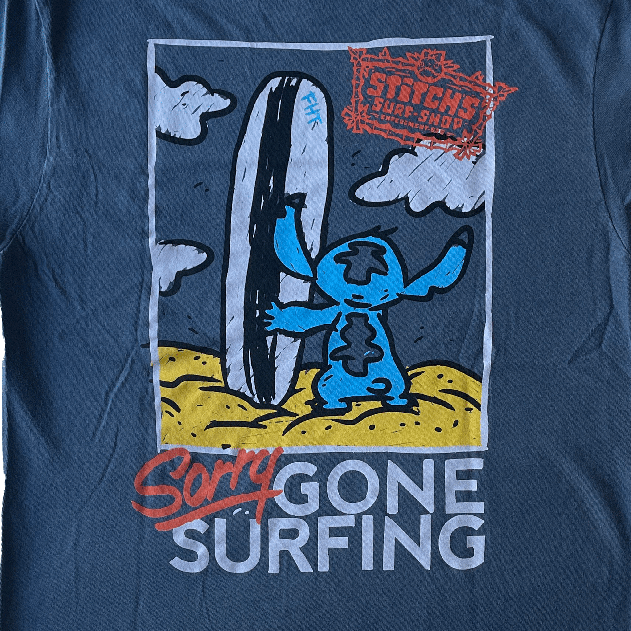 Gone Surfing T-Shirt - 100% Cotton - flyinghousethreads