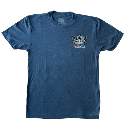 Gone Surfing T-Shirt - Triblend - flyinghousethreads