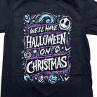 Halloween on Xmas T-Shirt - 100% Cotton - Flying House Threads