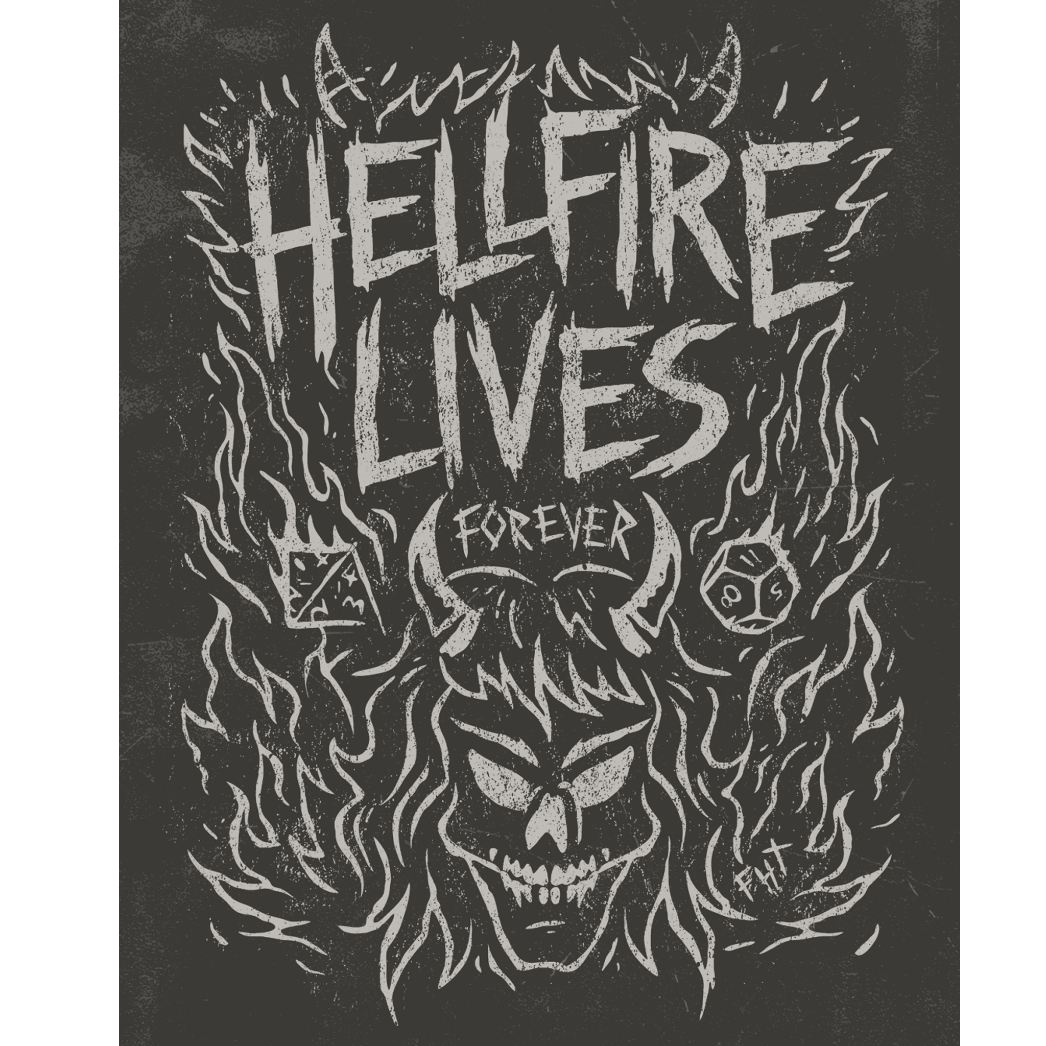 Hellfire Lives T-Shirt - 100% Cotton - Flying House Threads
