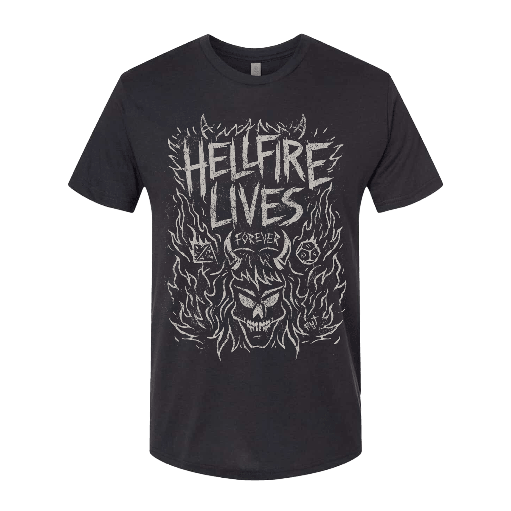 Hellfire Lives T-Shirt - Triblend - Flying House Threads