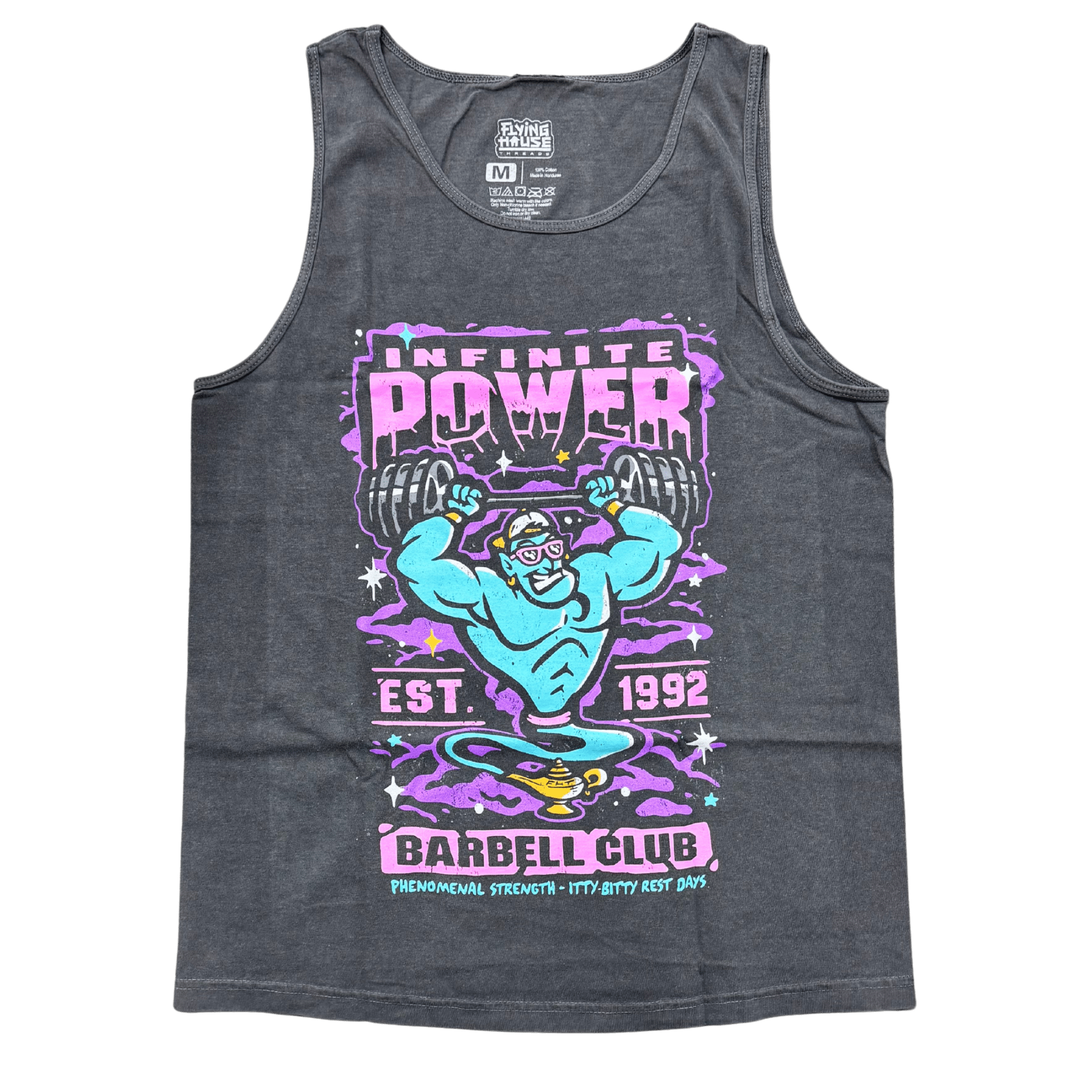 Infinite Power Tank Top - 100% Cotton - Flying House Threads