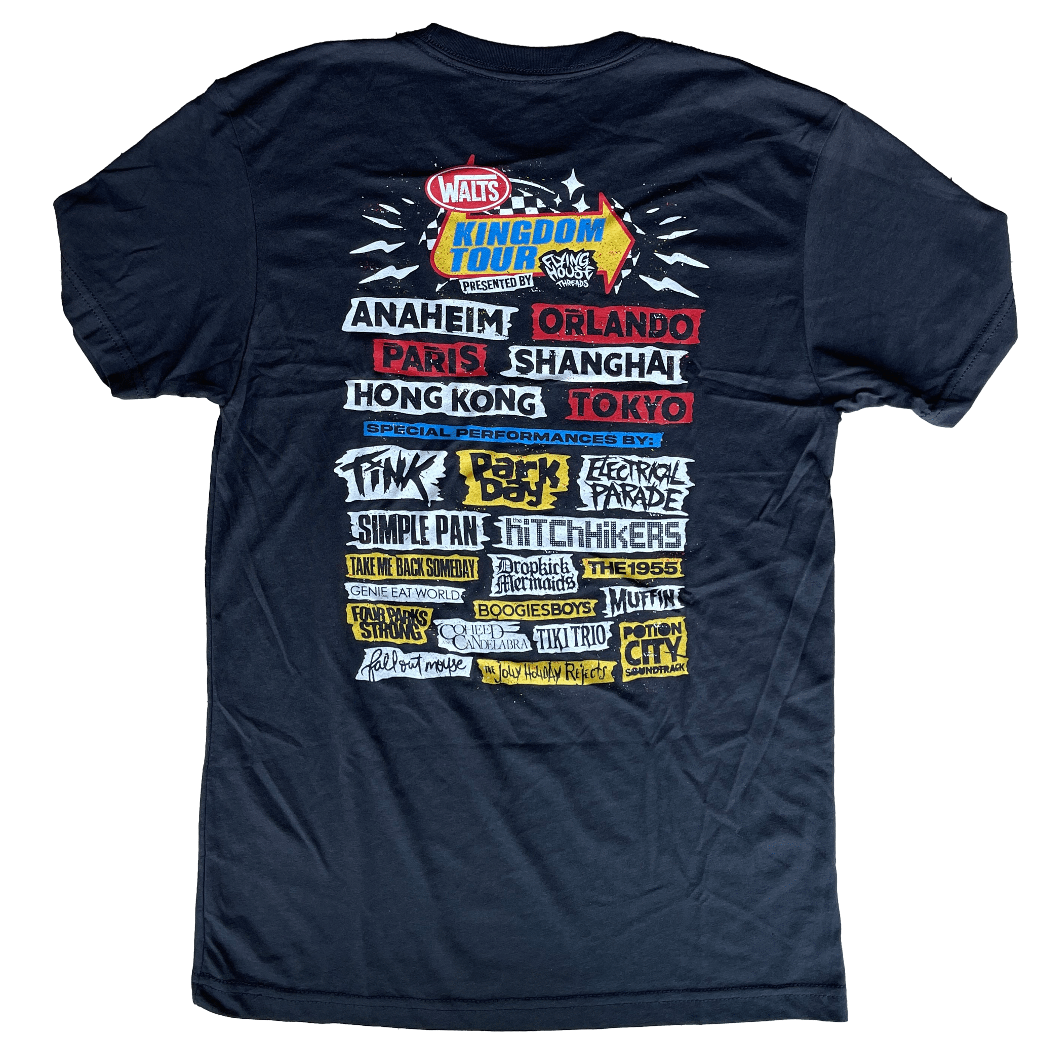 Kingdom Tour T-Shirt - Triblend - flyinghousethreads