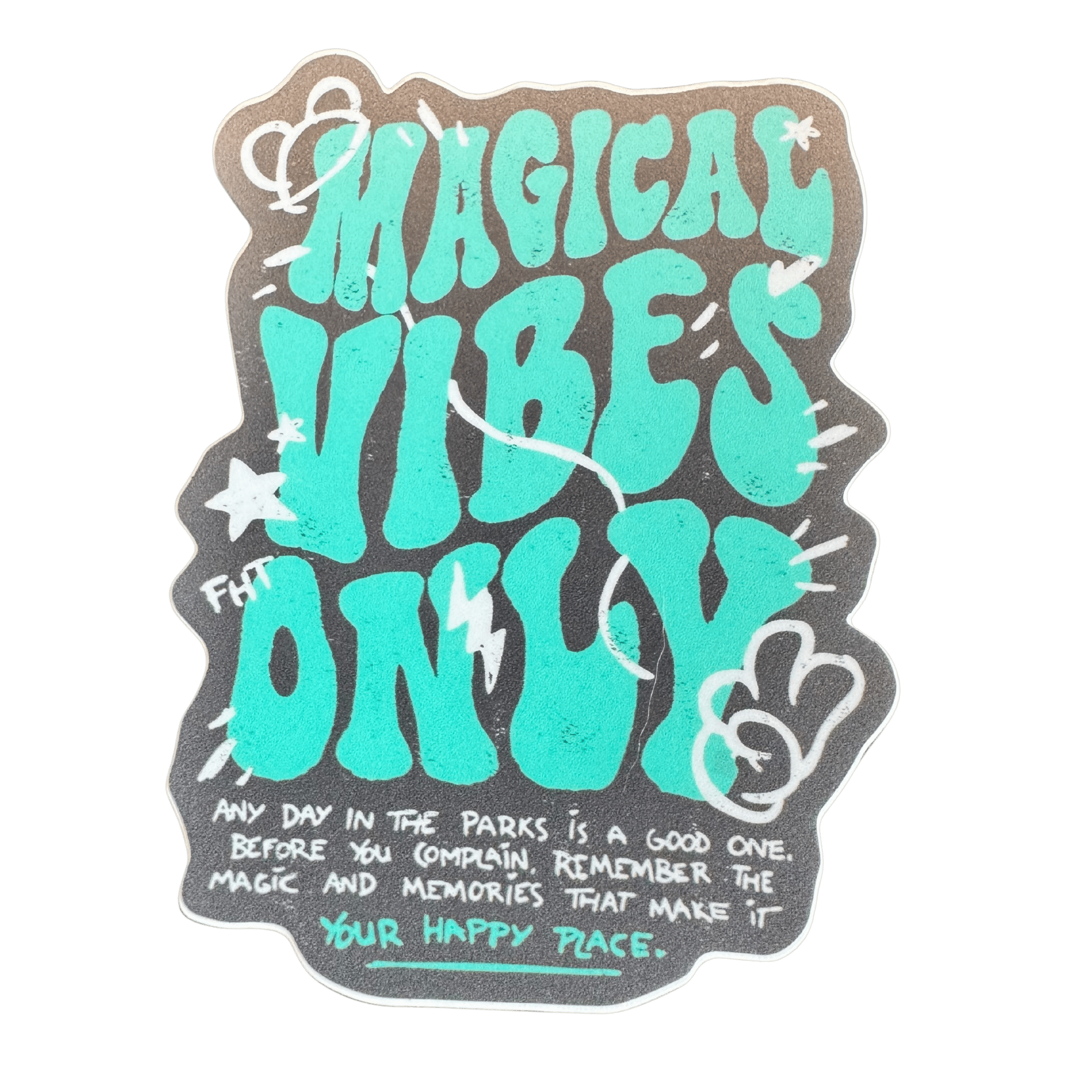 Magical Vibes 2.0 Stickers - Flying House Threads