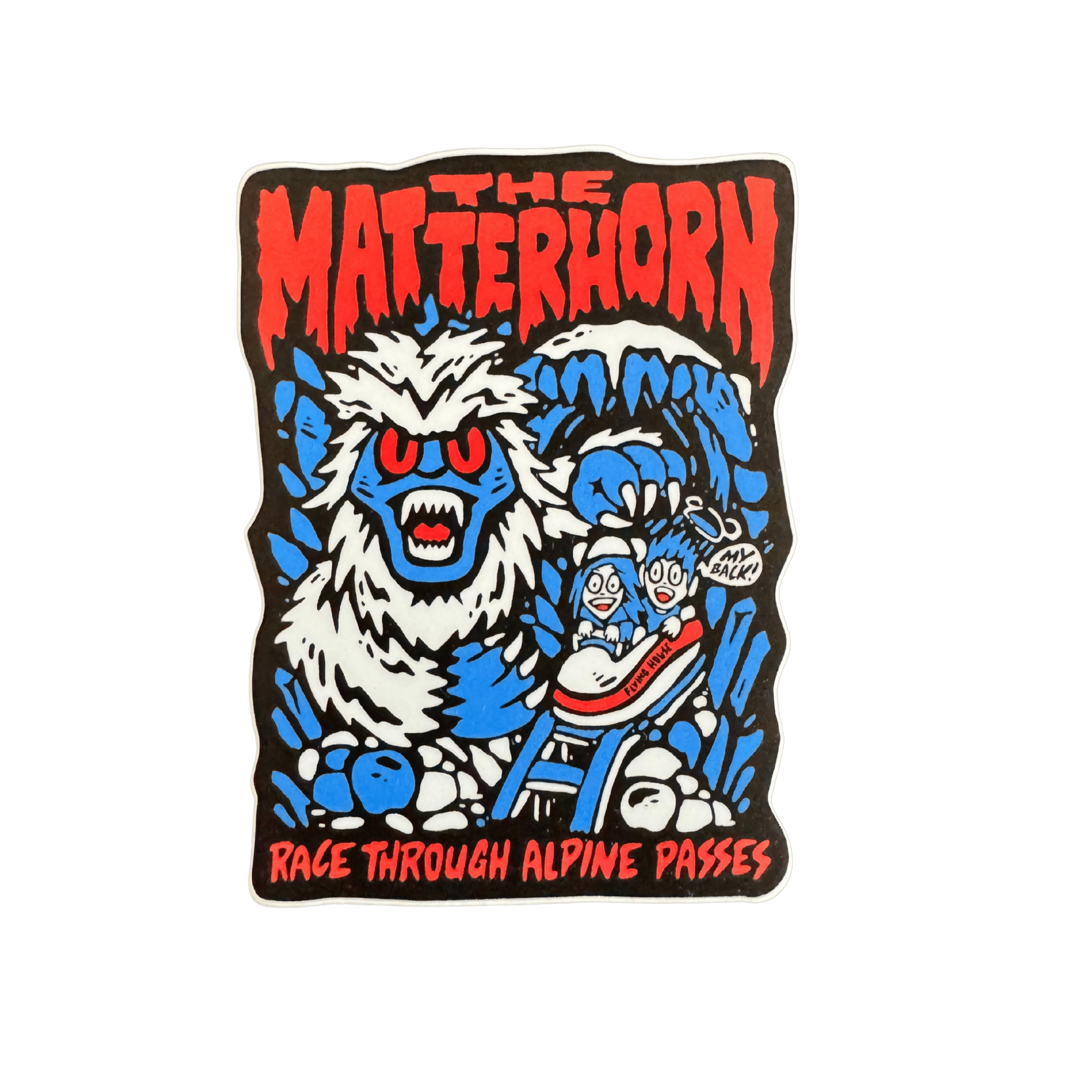 Matterhorn Stickers - Flying House Threads