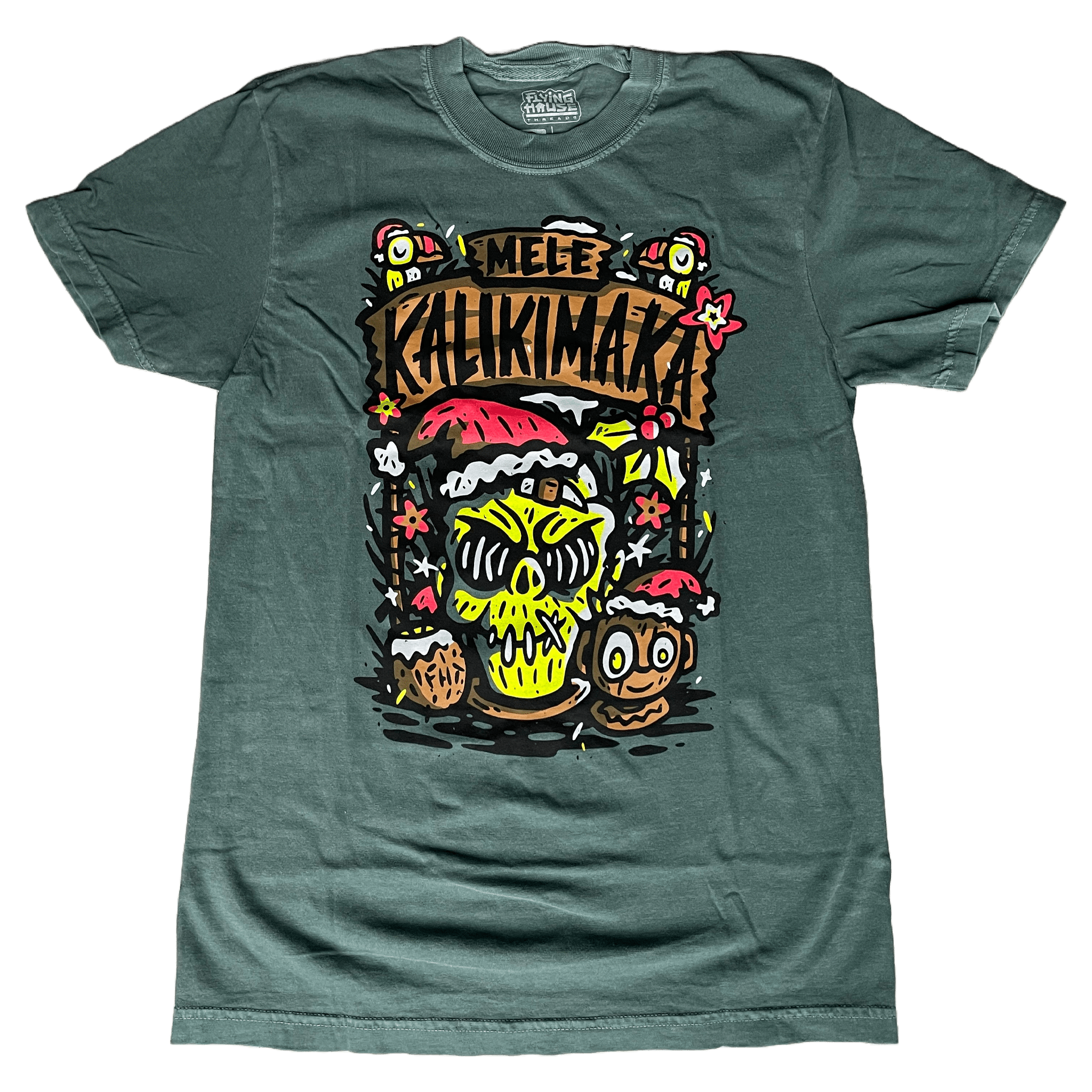 Mele Kalikimaka 2.0 T-Shirt - 100% Cotton - flyinghousethreads