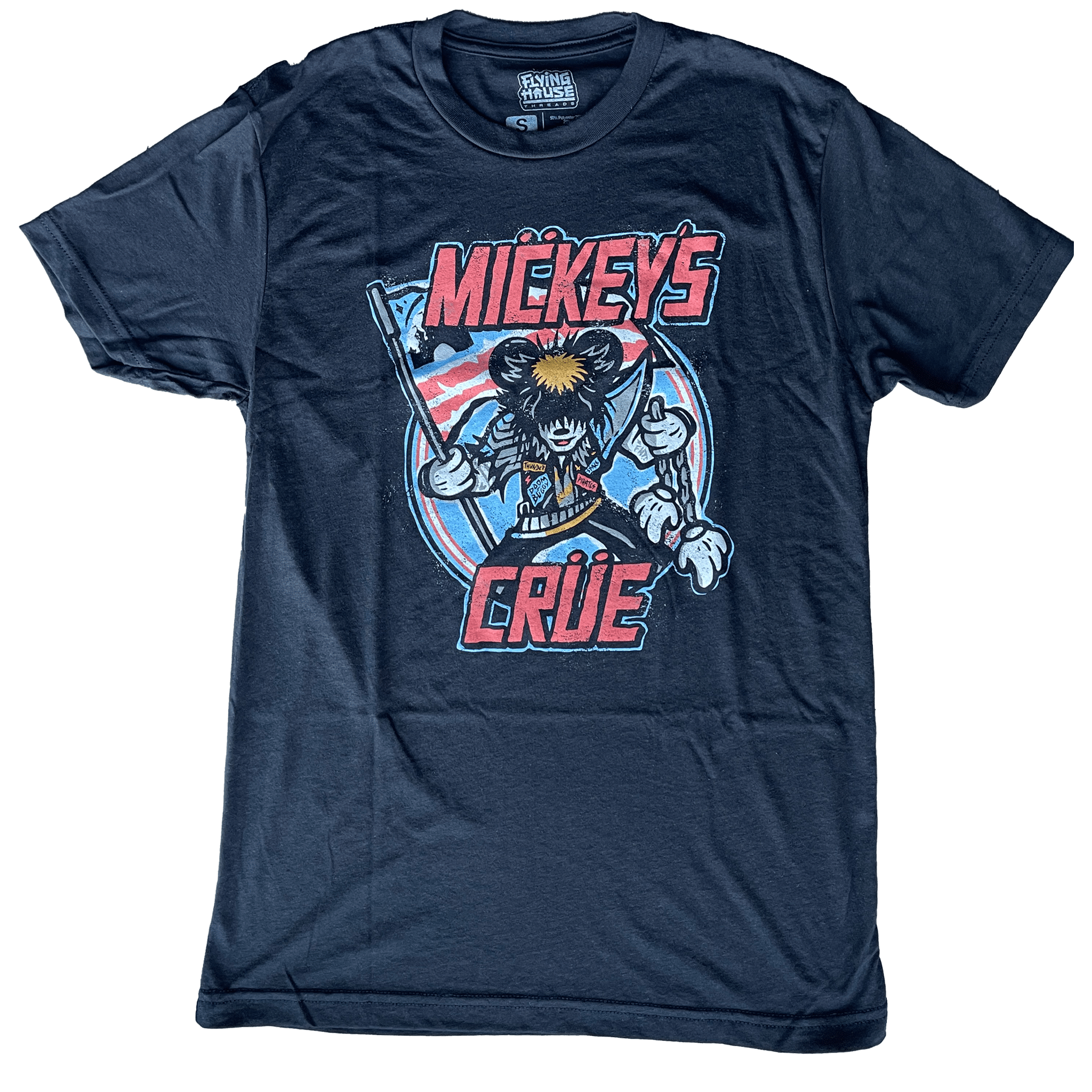 Mickey's Crue T-Shirt - Triblend - flyinghousethreads