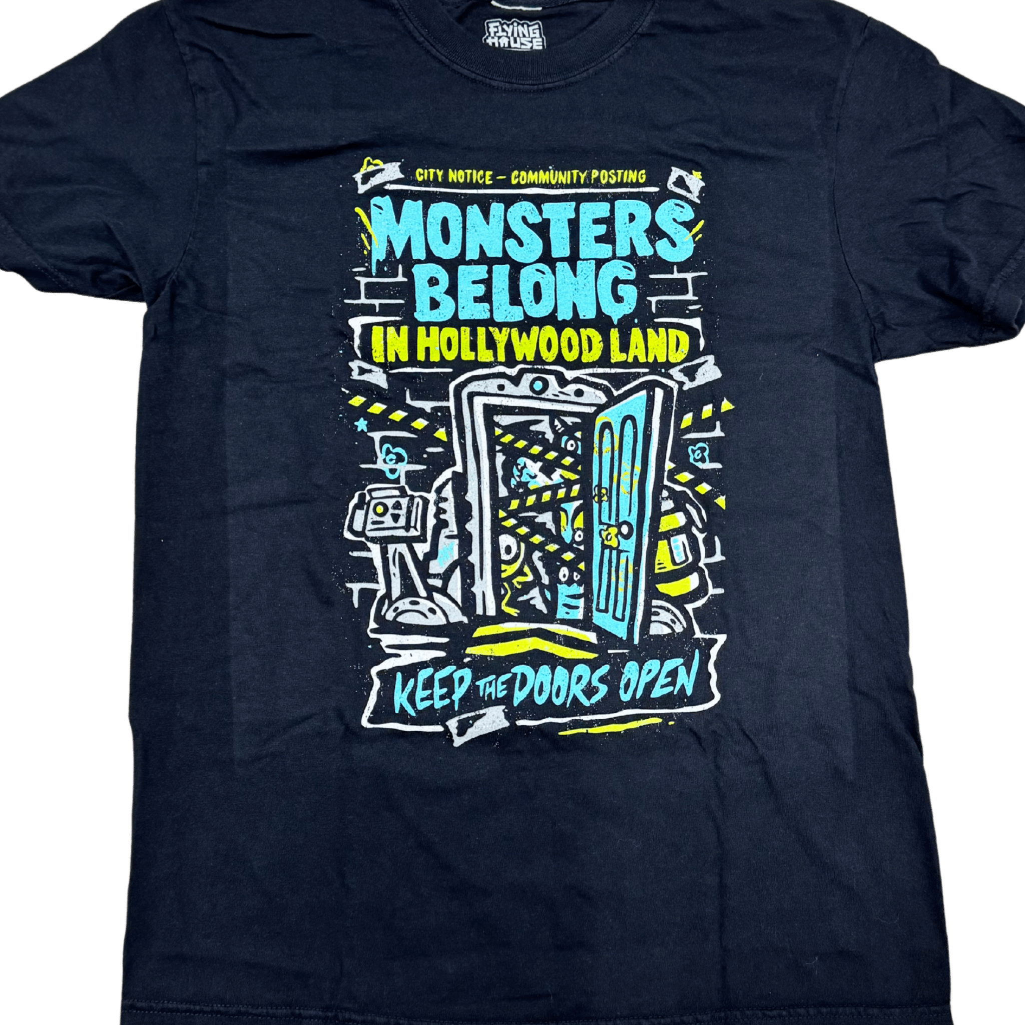 Monsters Belong T-Shirt - 100% Cotton - Flying House Threads