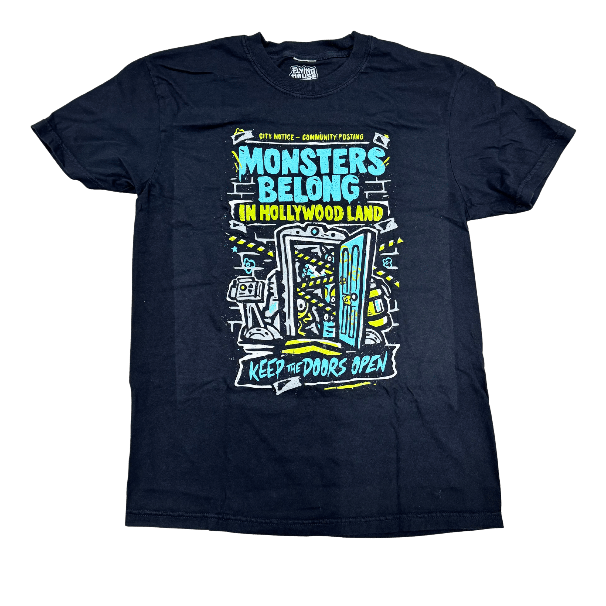 Monsters Belong T-Shirt - 100% Cotton - Flying House Threads