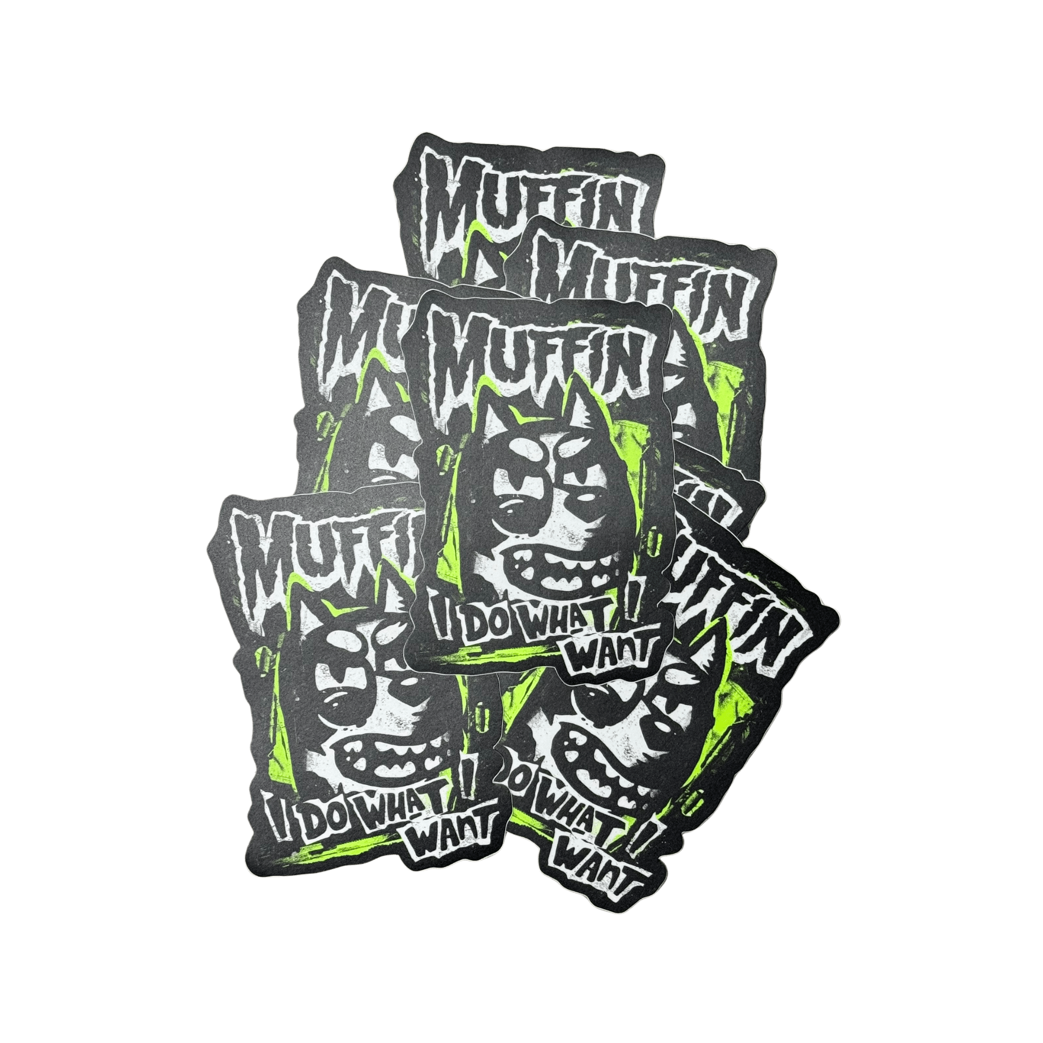 Muffin Stickers - Flying House Threads