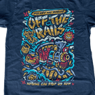 Off the Rails T-Shirt - 100% Cotton - flyinghousethreads