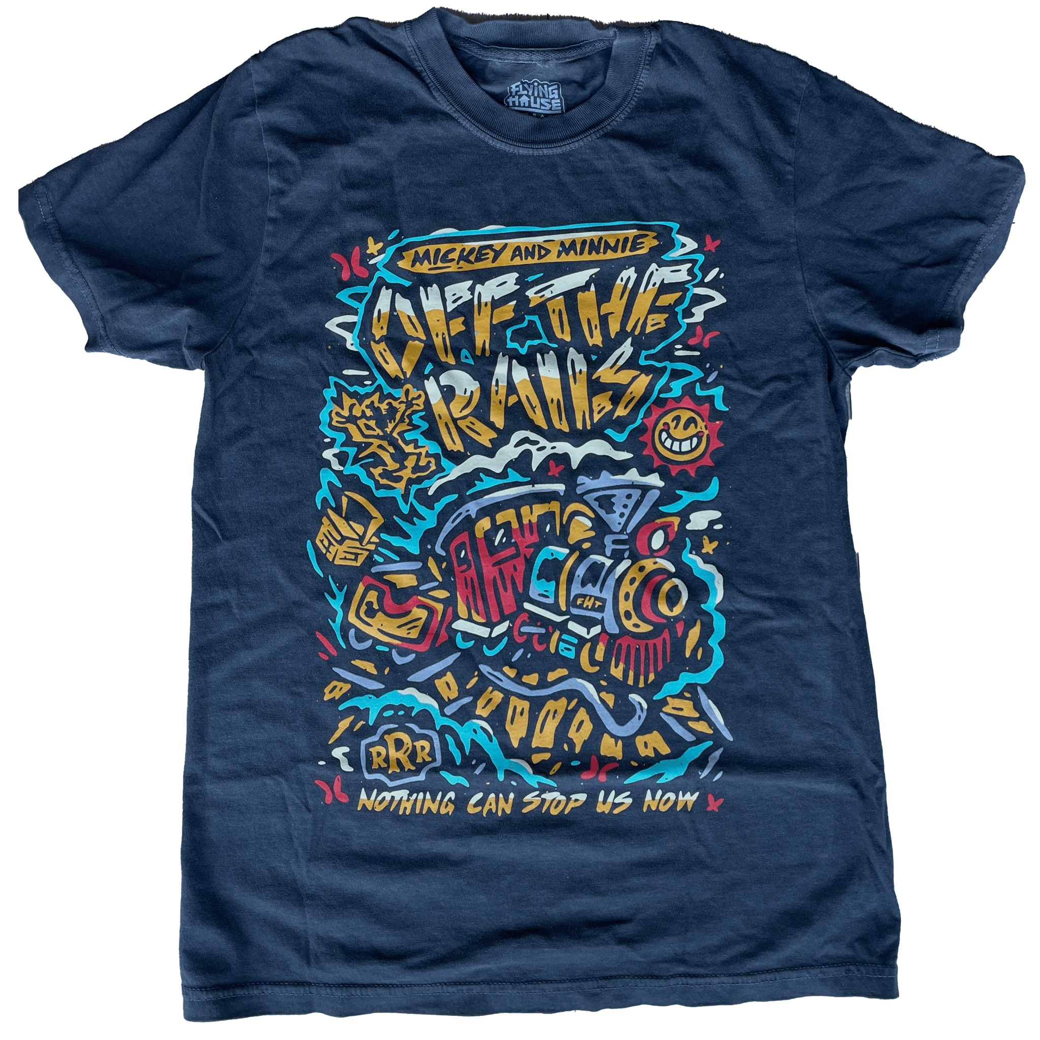 Off the Rails T-Shirt - 100% Cotton - flyinghousethreads