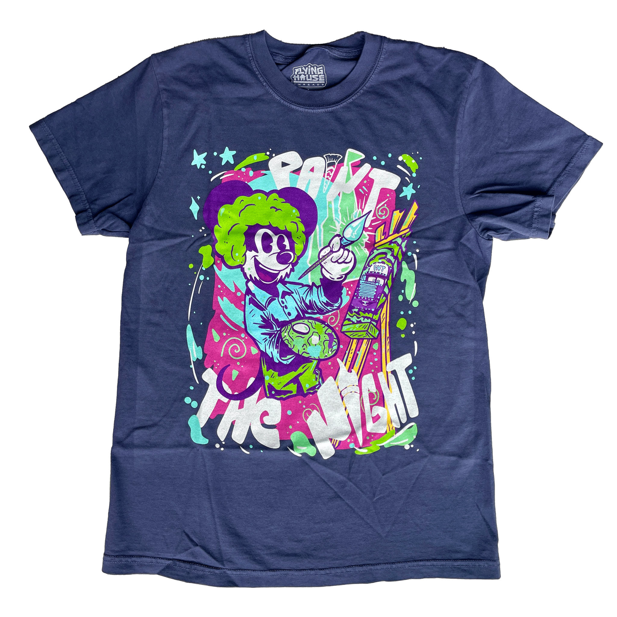 Paint the Night T-Shirt - 100% Cotton - flyinghousethreads