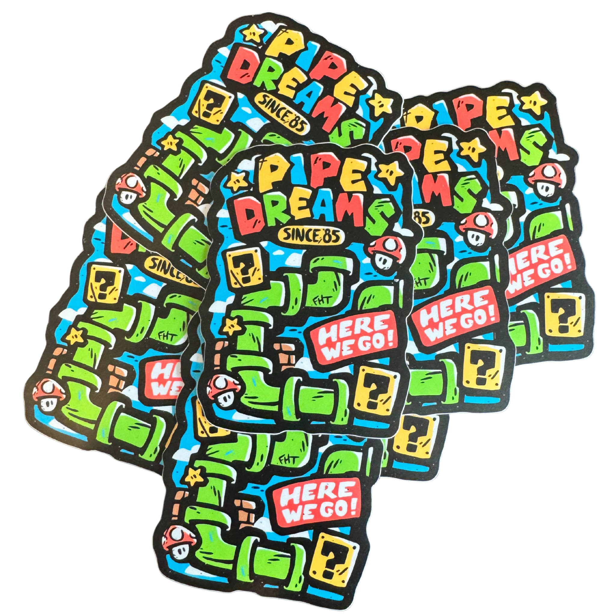 Pipe Dreams Stickers - Flying House Threads