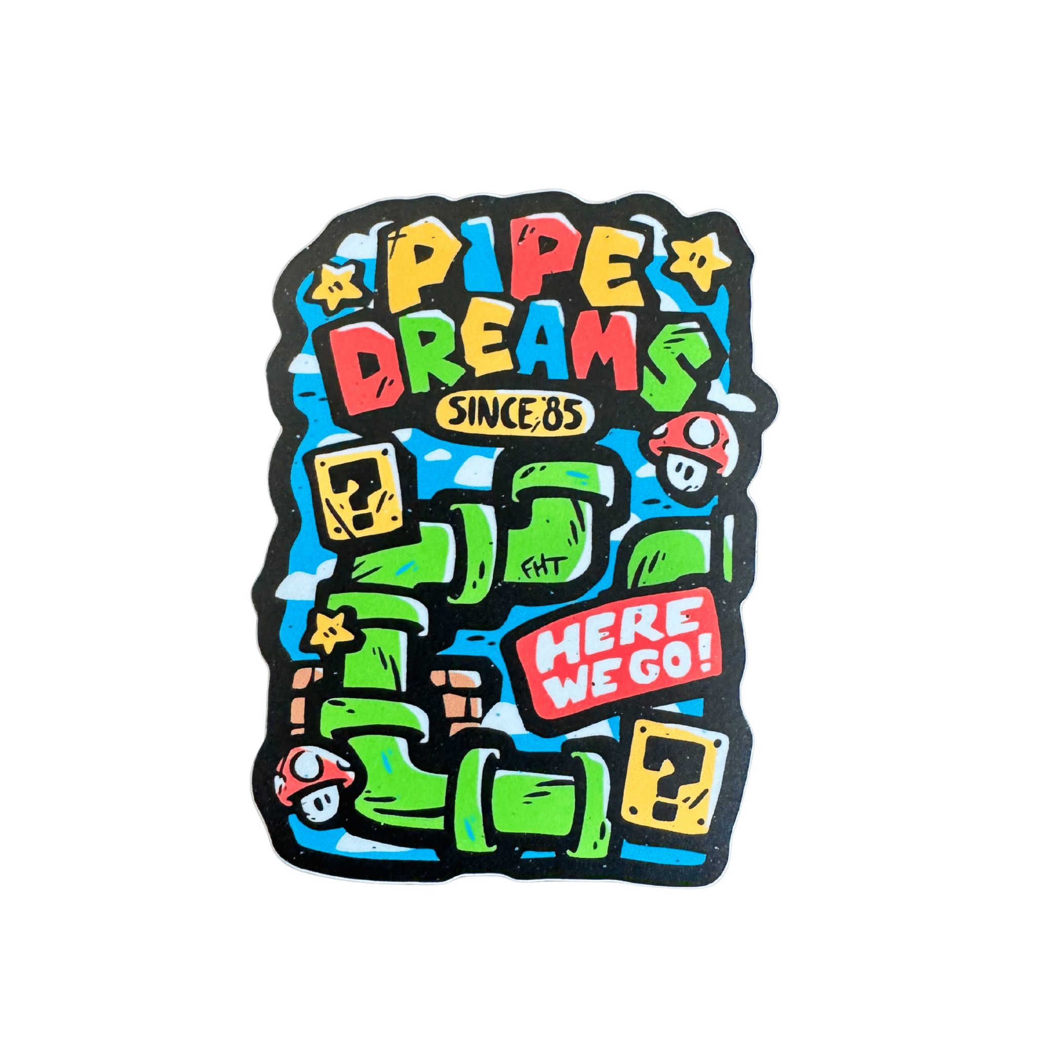 Pipe Dreams Stickers - Flying House Threads