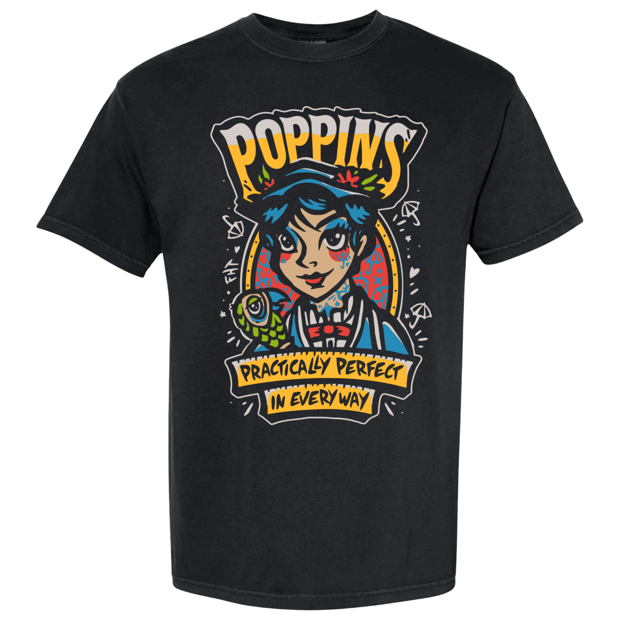 Poppins - Cotton T-Shirt (PREORDER) - Flying House Threads