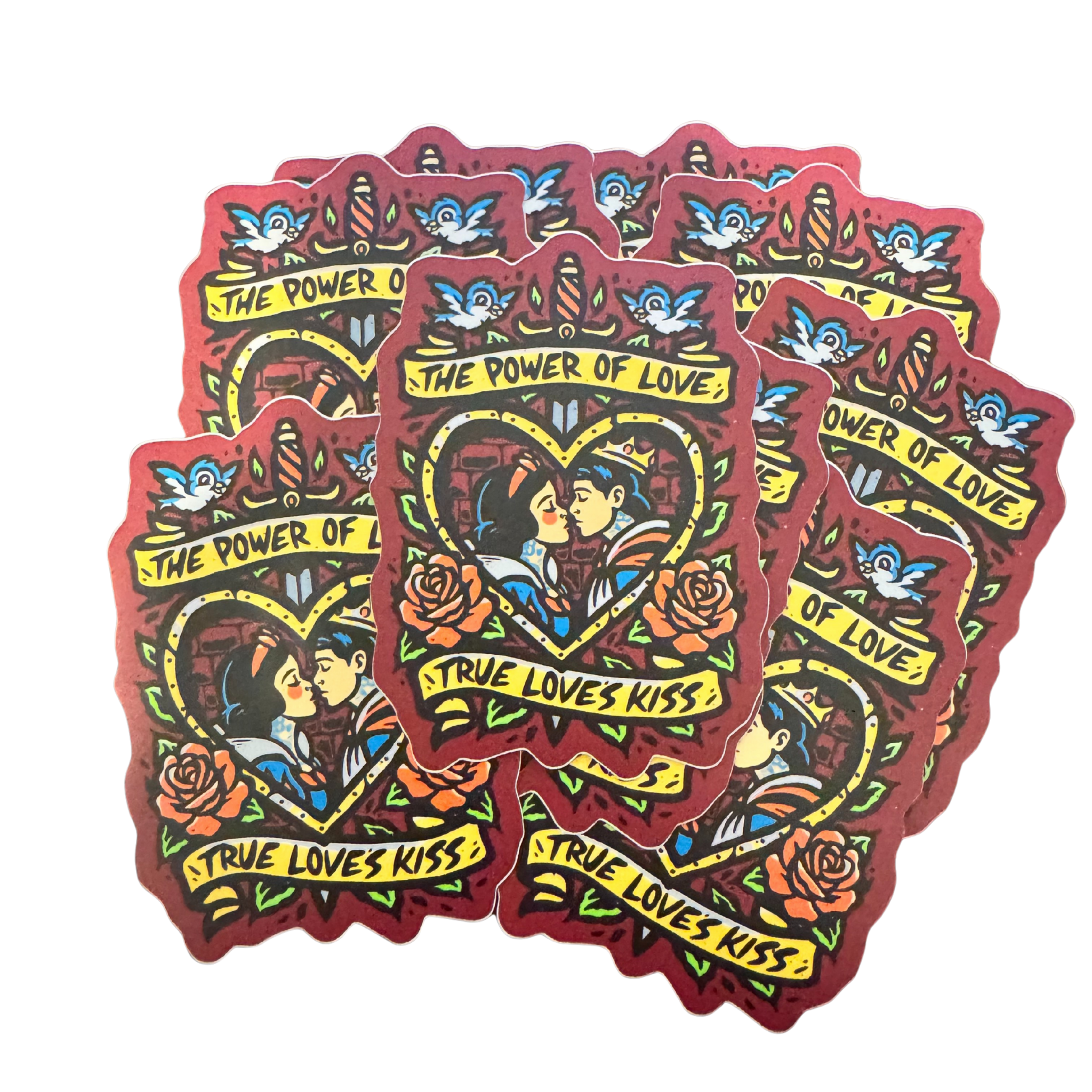 Power of Love Stickers - Flying House Threads