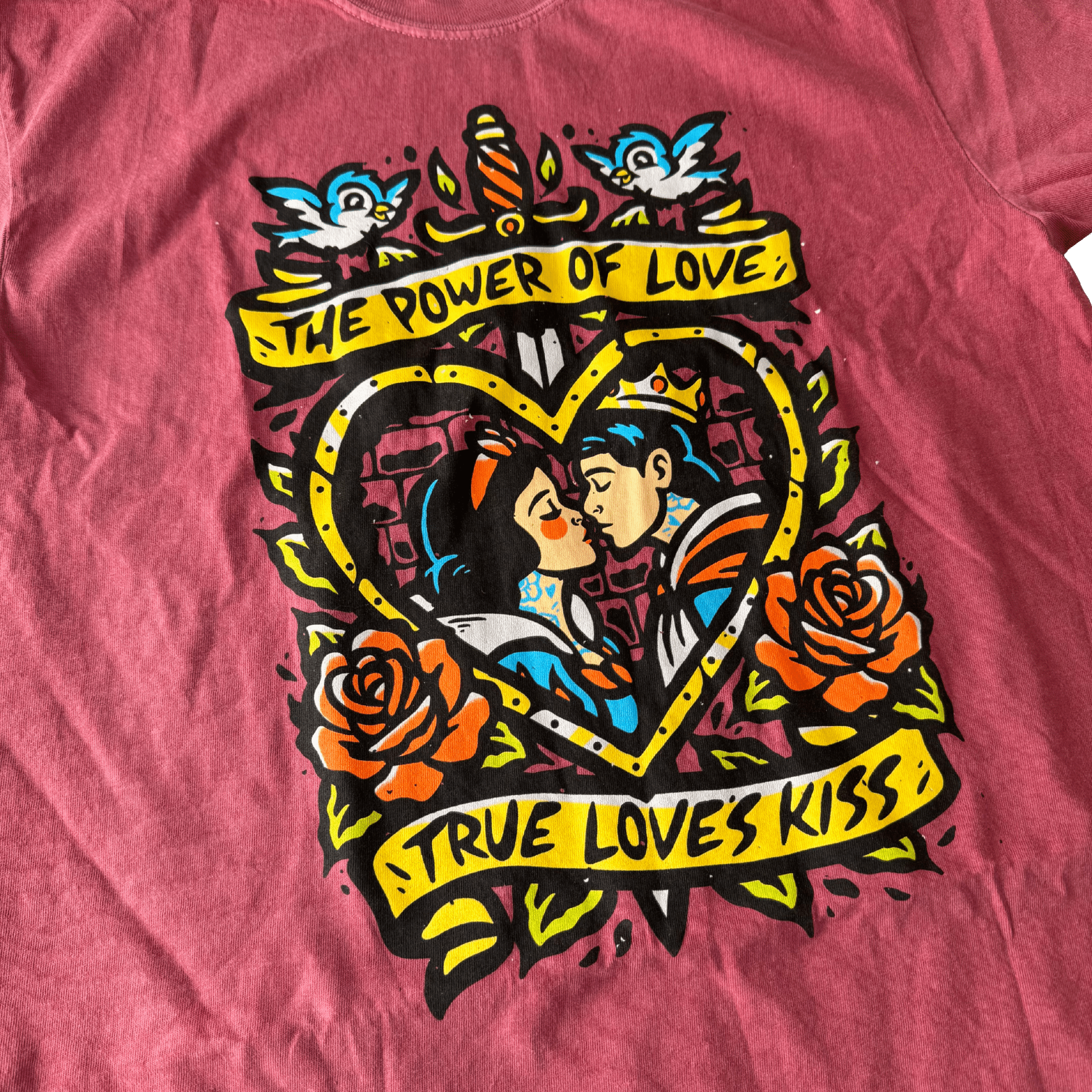 Power of Love T-Shirt - 100% Cotton - Flying House Threads