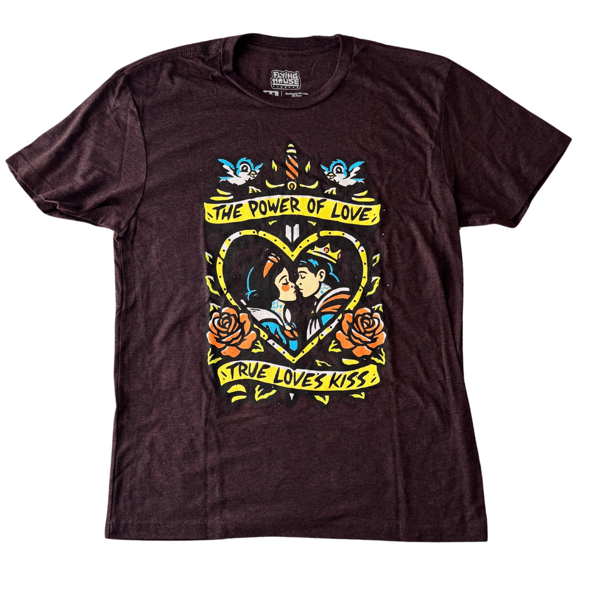 Power of Love T-Shirt - Triblend - Flying House Threads