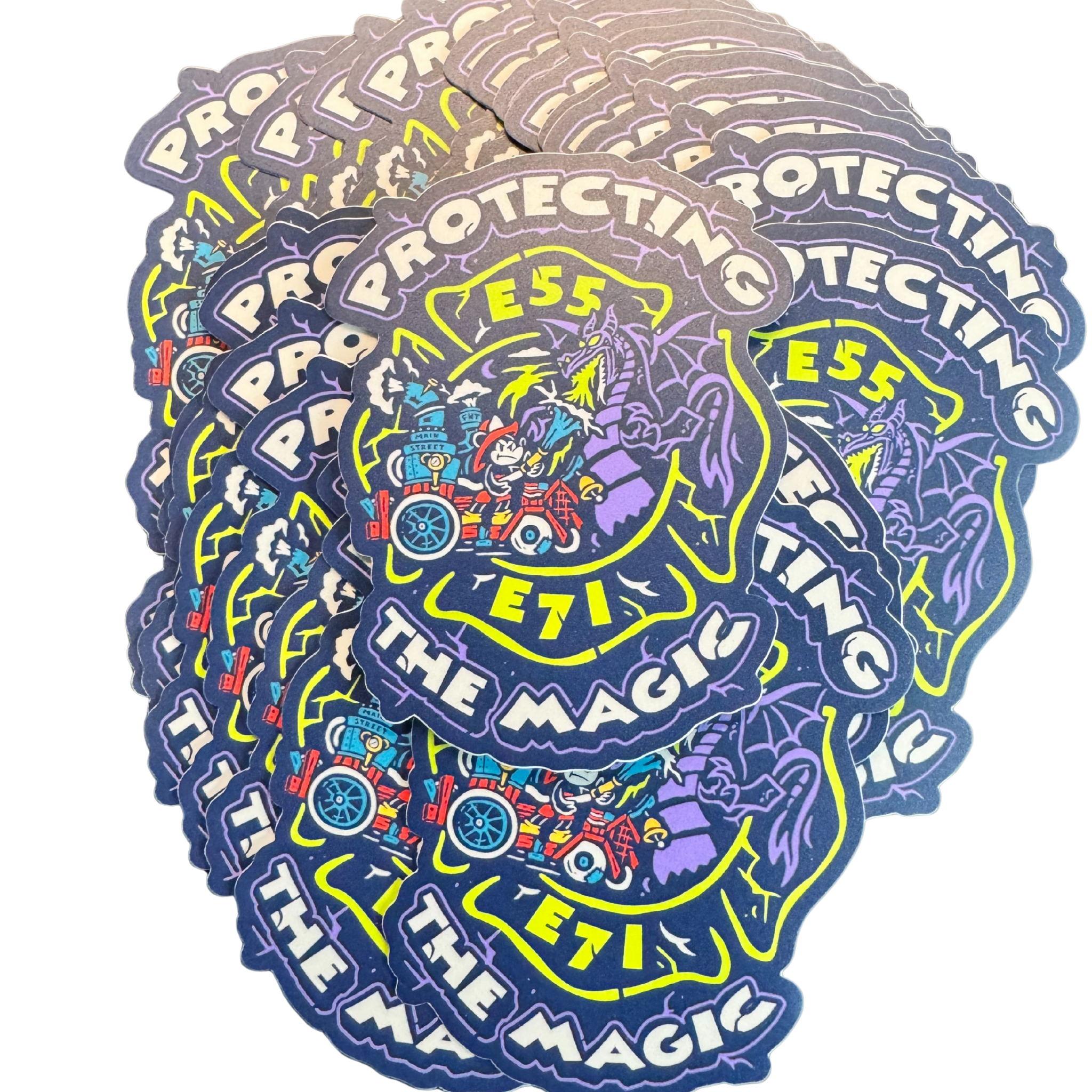 Protecting the Magic Stickers - Flying House Threads