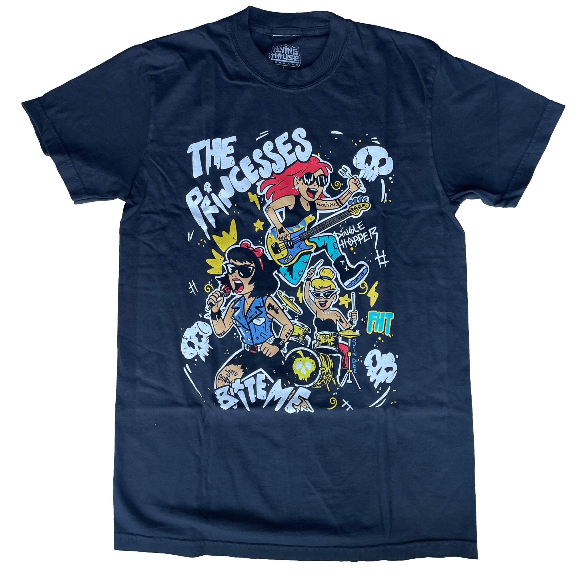 Punk Princess T-Shirt - 100% Cotton - flyinghousethreads