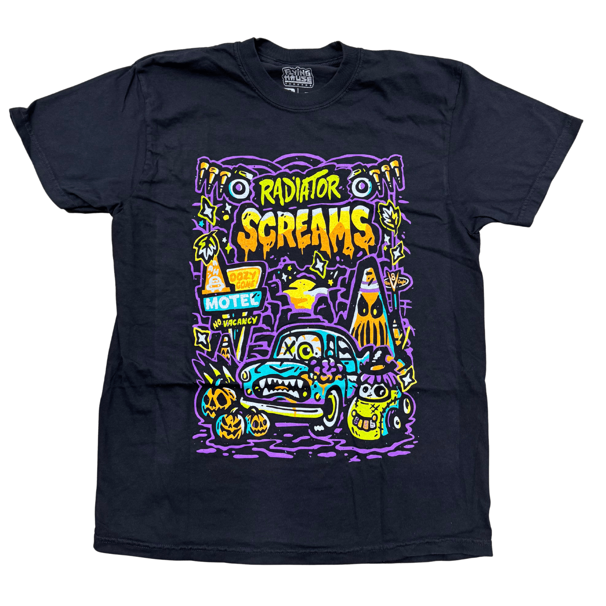 Radiator Screams T-Shirt - 100% Cotton - Flying House Threads