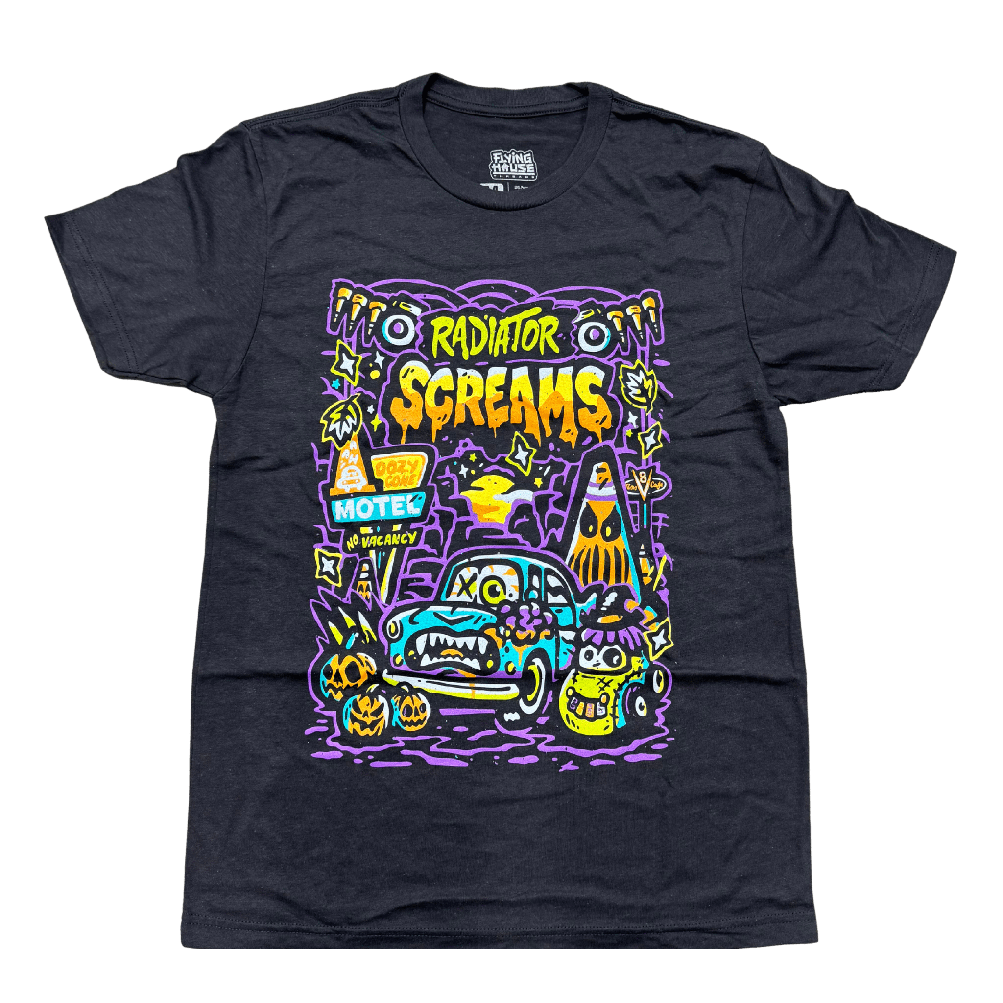 Radiator Screams T-Shirt - Triblend - Flying House Threads
