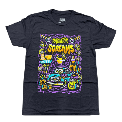 Radiator Screams T-Shirt - Triblend - Flying House Threads