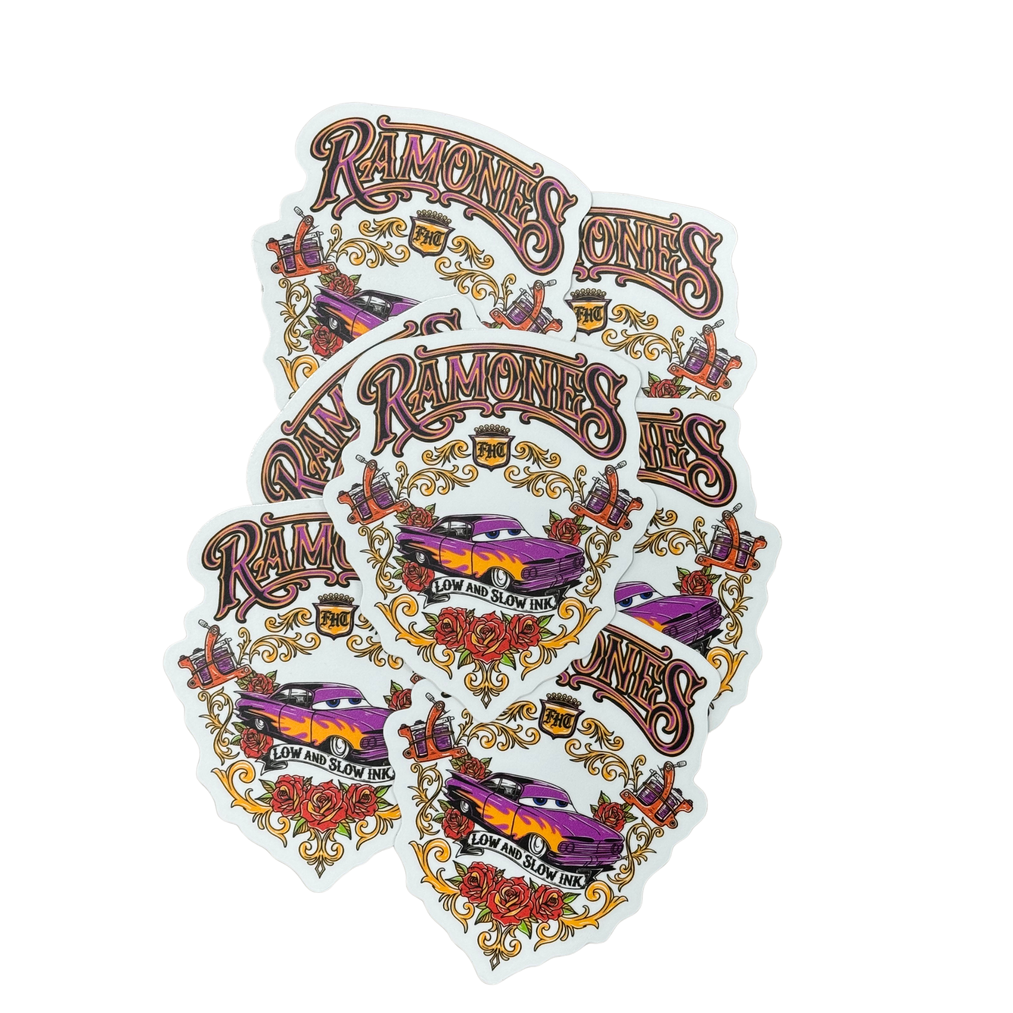 Ramones Stickers - Flying House Threads