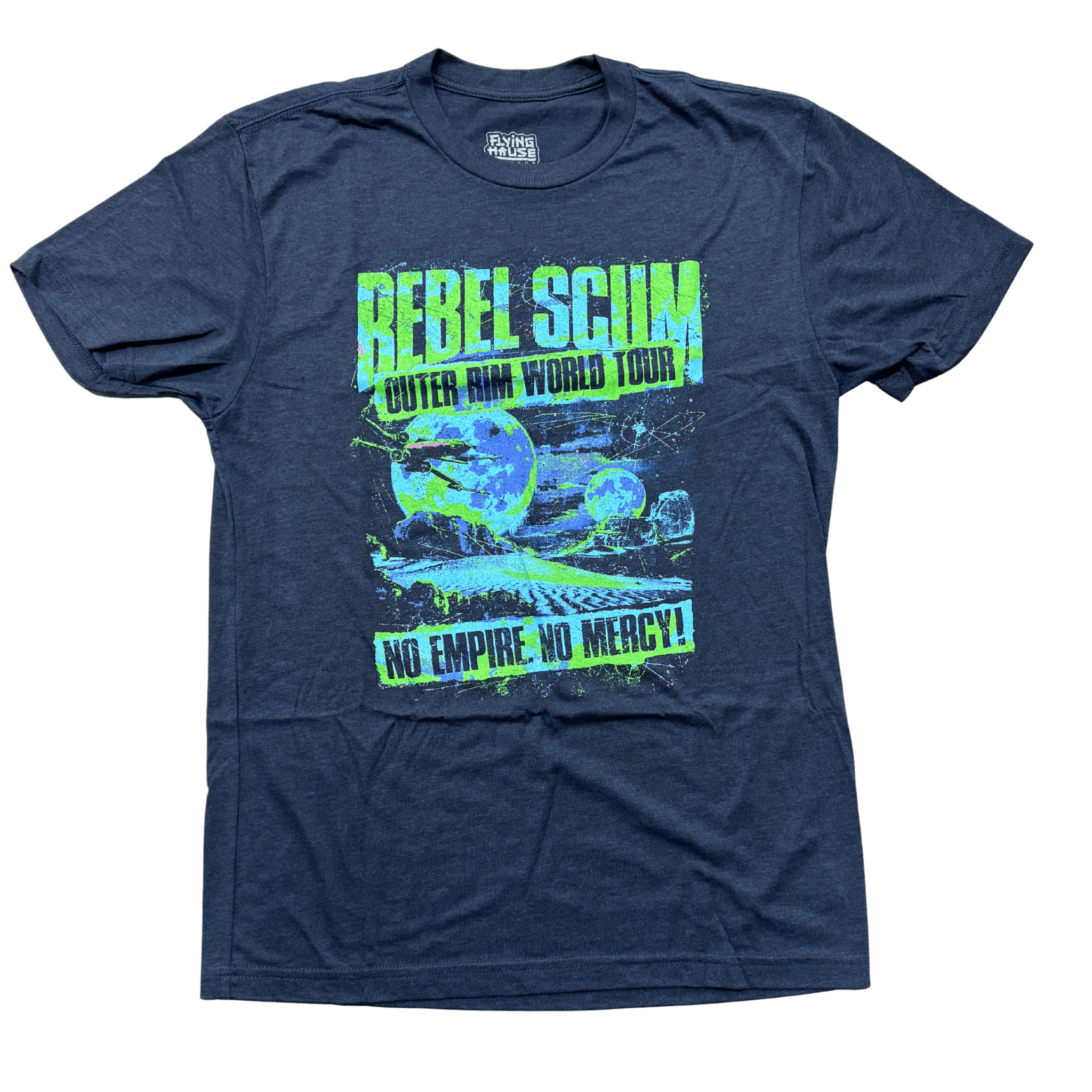 Rebel Scum T-Shirt - Triblend - Flying House Threads