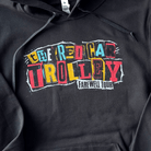 Red Car Trolley Adult Hoodie - flyinghousethreads