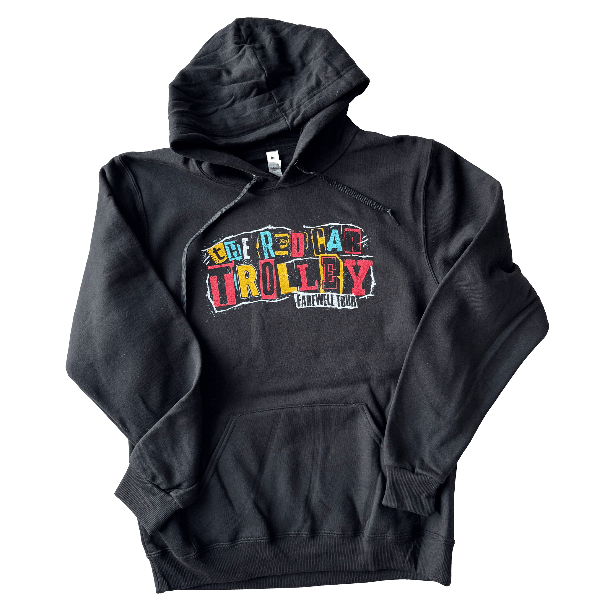 Red Car Trolley Adult Hoodie - flyinghousethreads