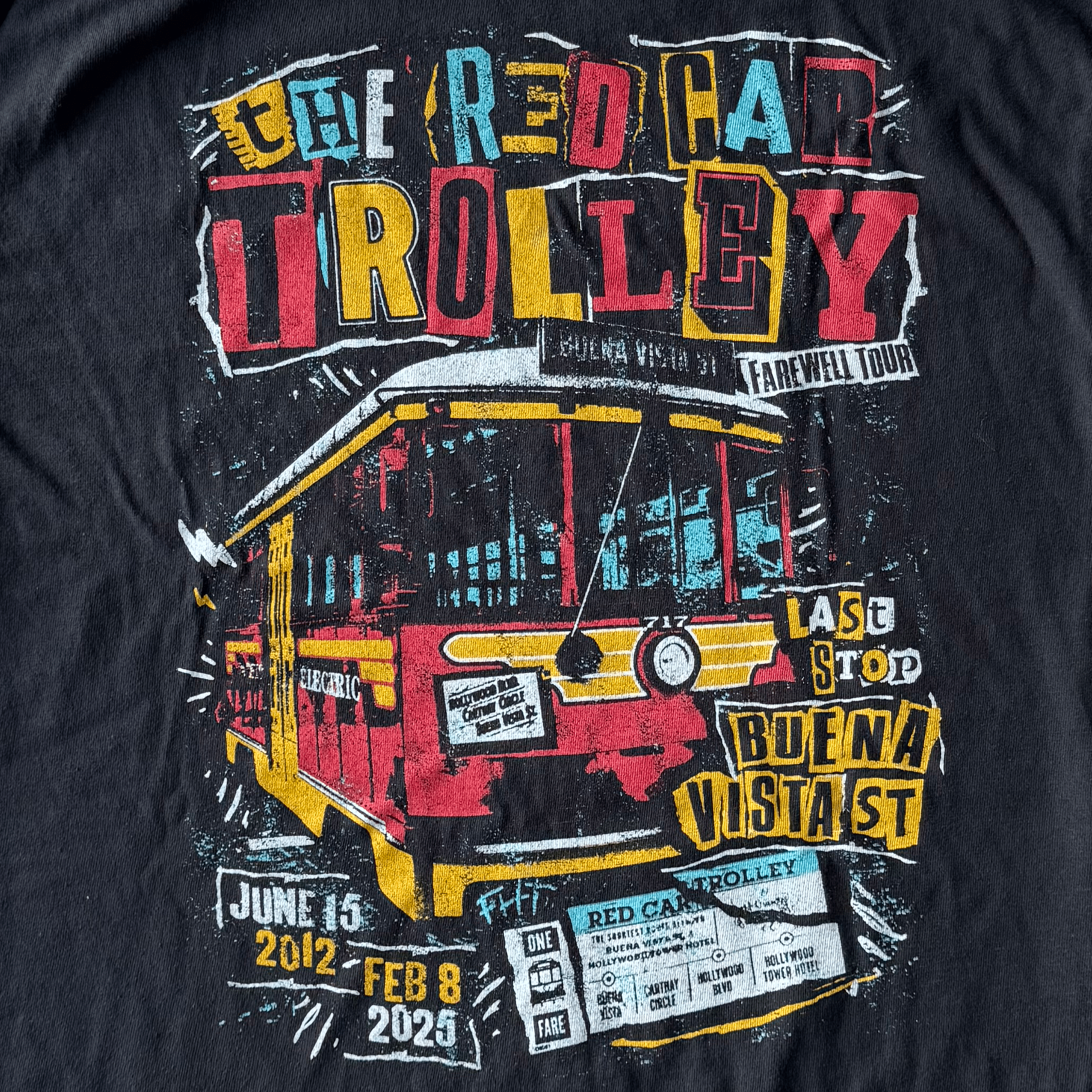 Red Car Trolley T-Shirt - 100% Cotton - flyinghousethreads