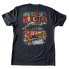 Red Car Trolley T-Shirt - Triblend - flyinghousethreads