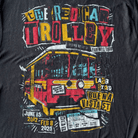 Red Car Trolley T-Shirt - Triblend - flyinghousethreads