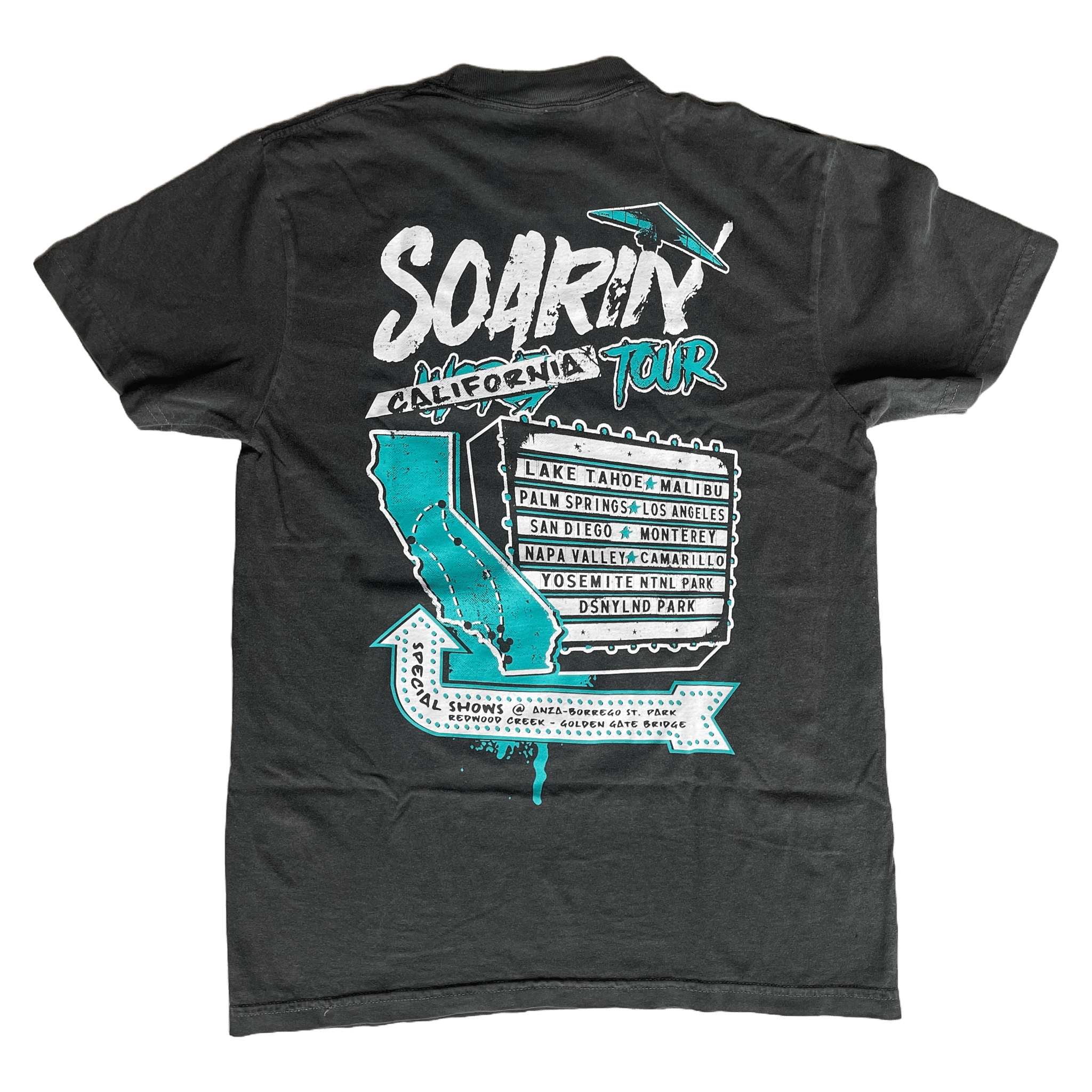 Soarin Cali T-Shirt - 100% Cotton - flyinghousethreads