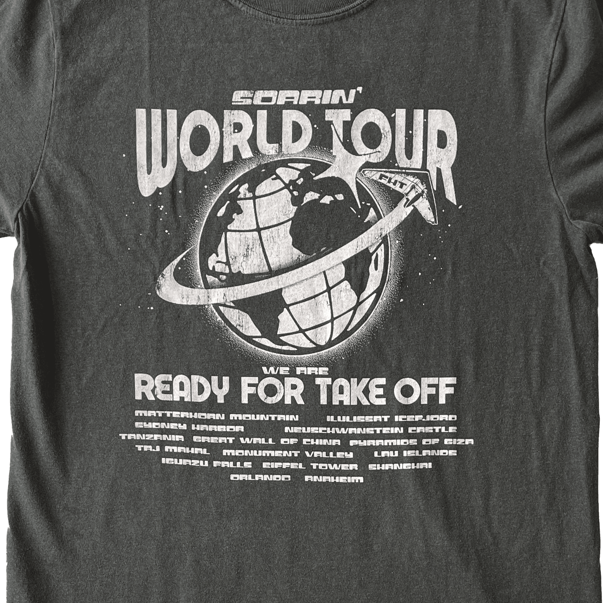 Soarin World Tour T-Shirt - 100% Cotton - flyinghousethreads