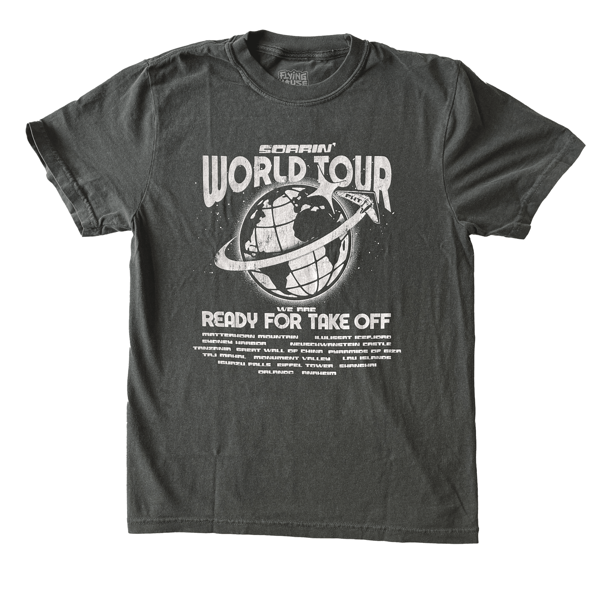 Soarin World Tour T-Shirt - 100% Cotton - flyinghousethreads