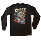 Space Long Sleeve T-Shirt - 100% Cotton - flyinghousethreads