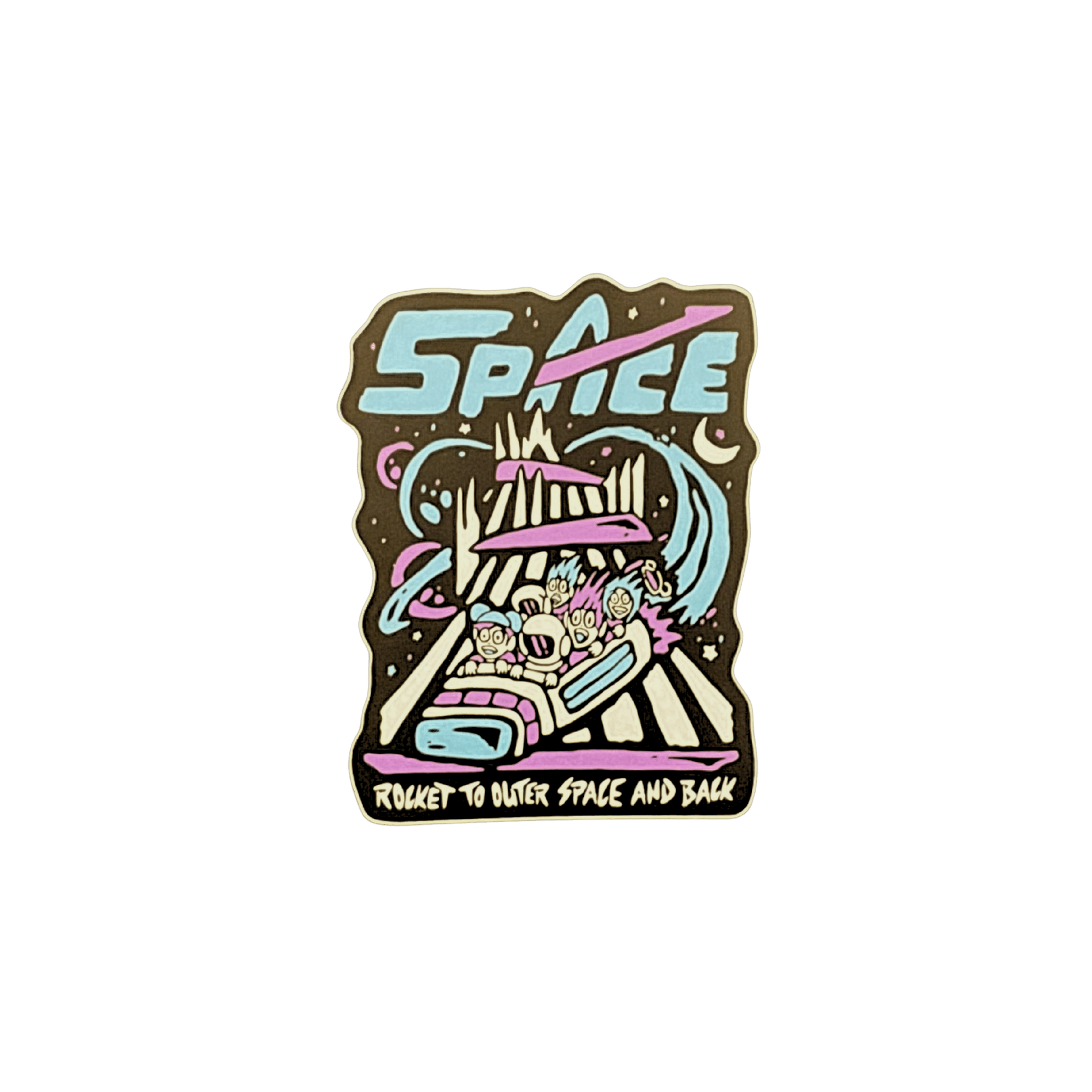 Space Stickers - Flying House Threads