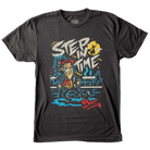 Step in Time T-Shirt - Triblend - flyinghousethreads