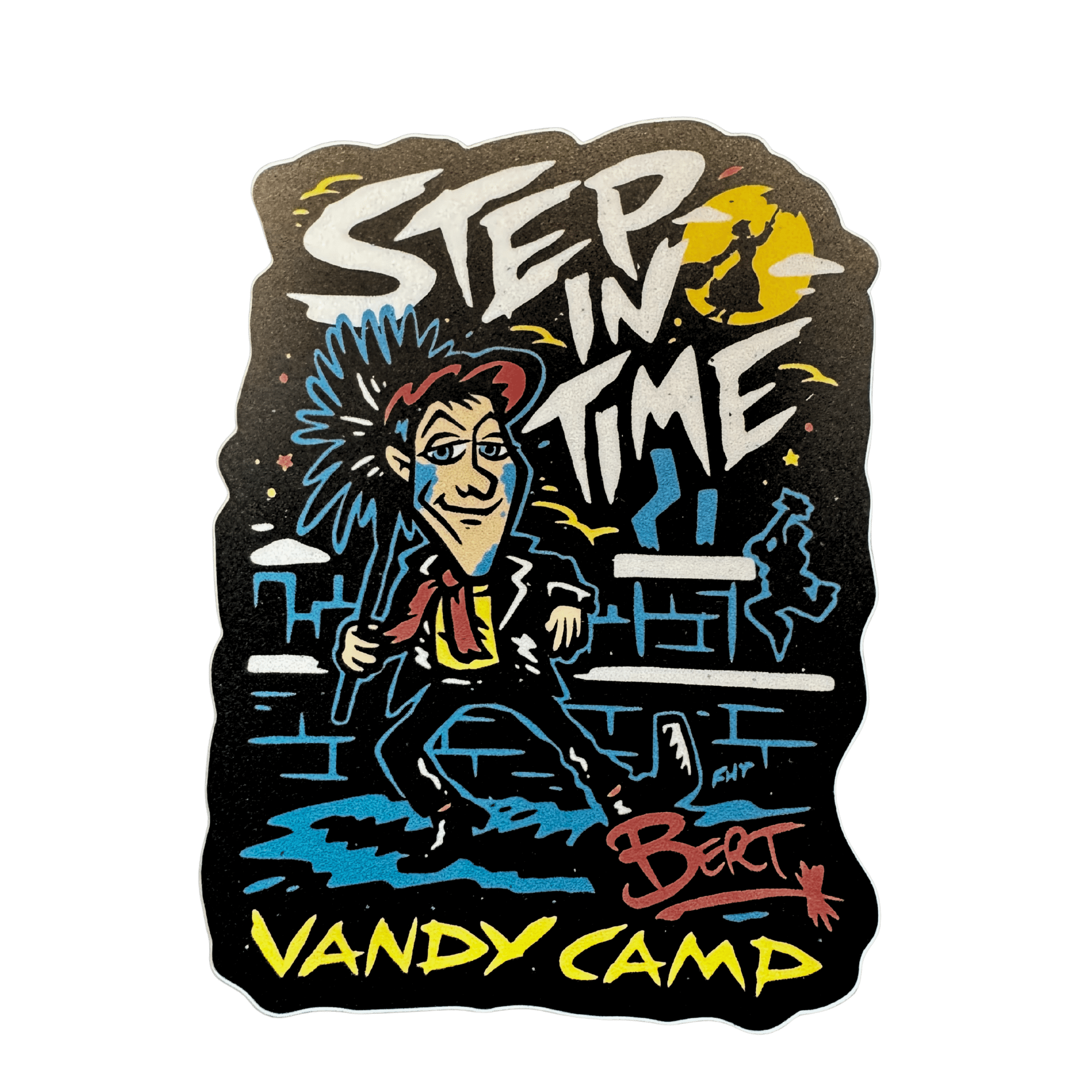 Step in Time (Vandy Camp) Stickers - Flying House Threads