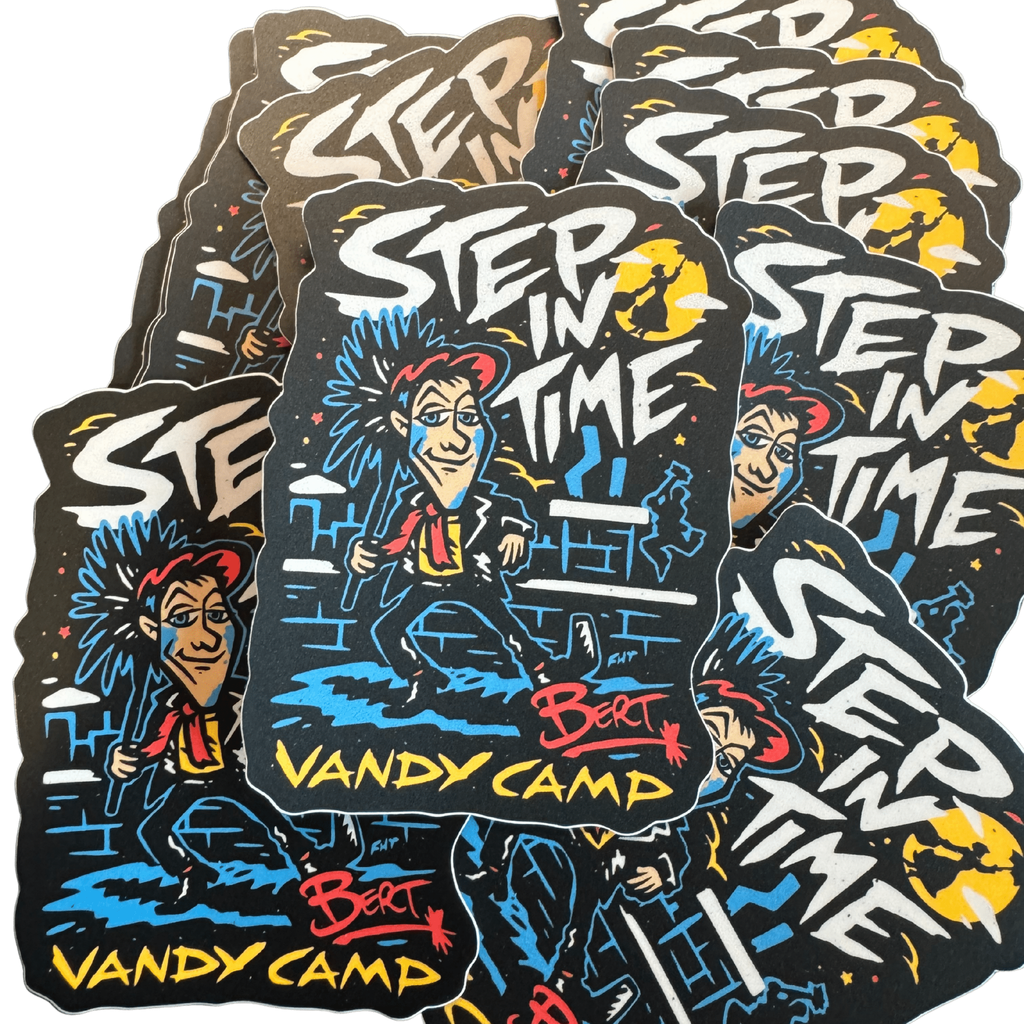 Step in Time (Vandy Camp) Stickers - Flying House Threads
