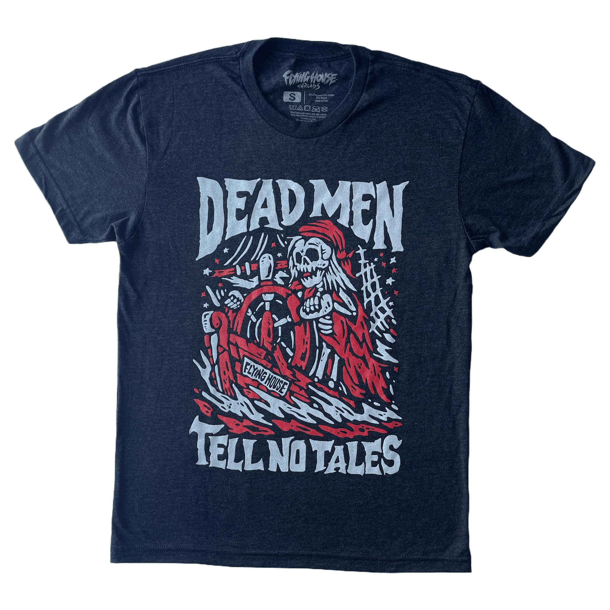 Tell No Tales T-Shirt - Triblend - flyinghousethreads