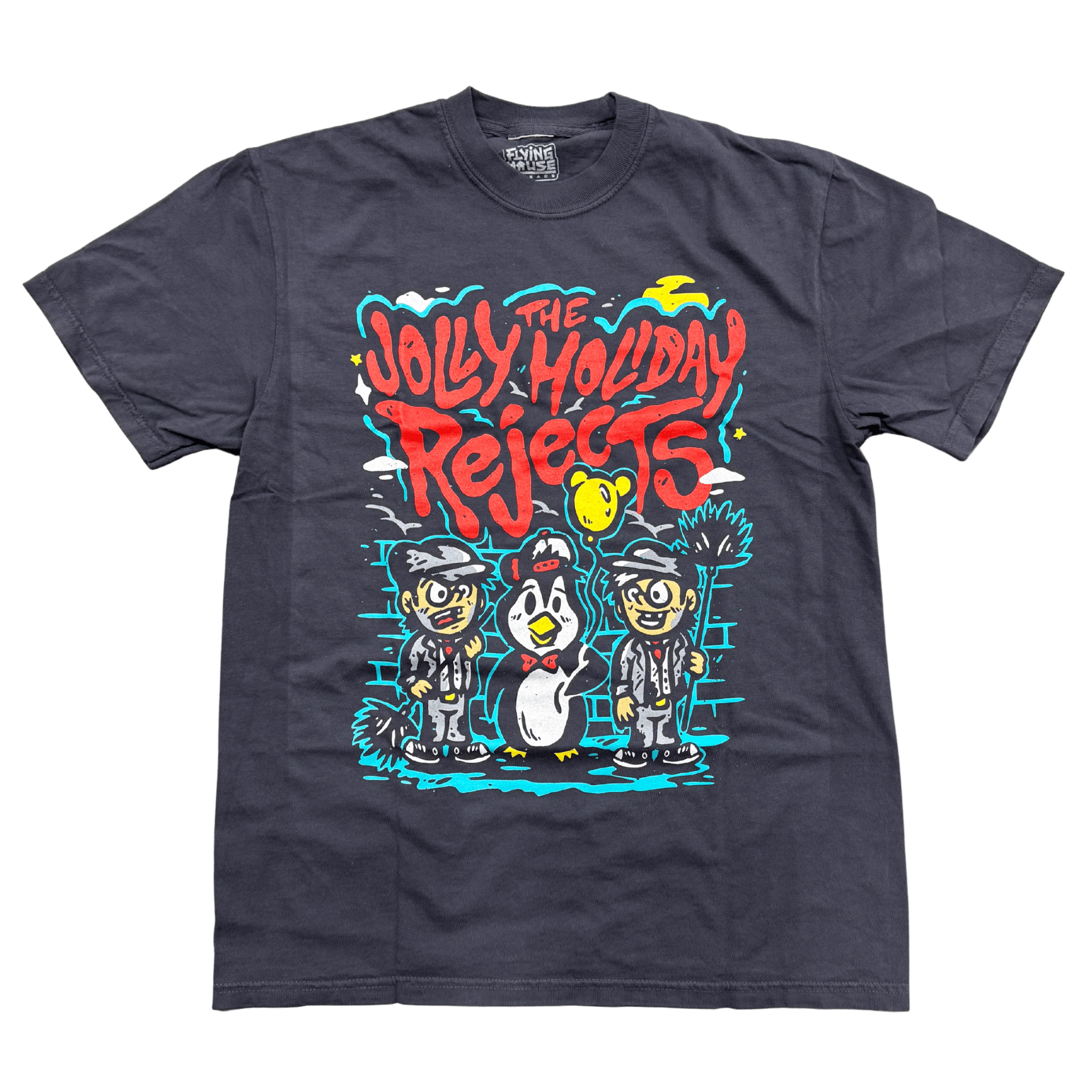 The Jolly Holiday Rejects T-Shirt - 100% Cotton - Flying House Threads