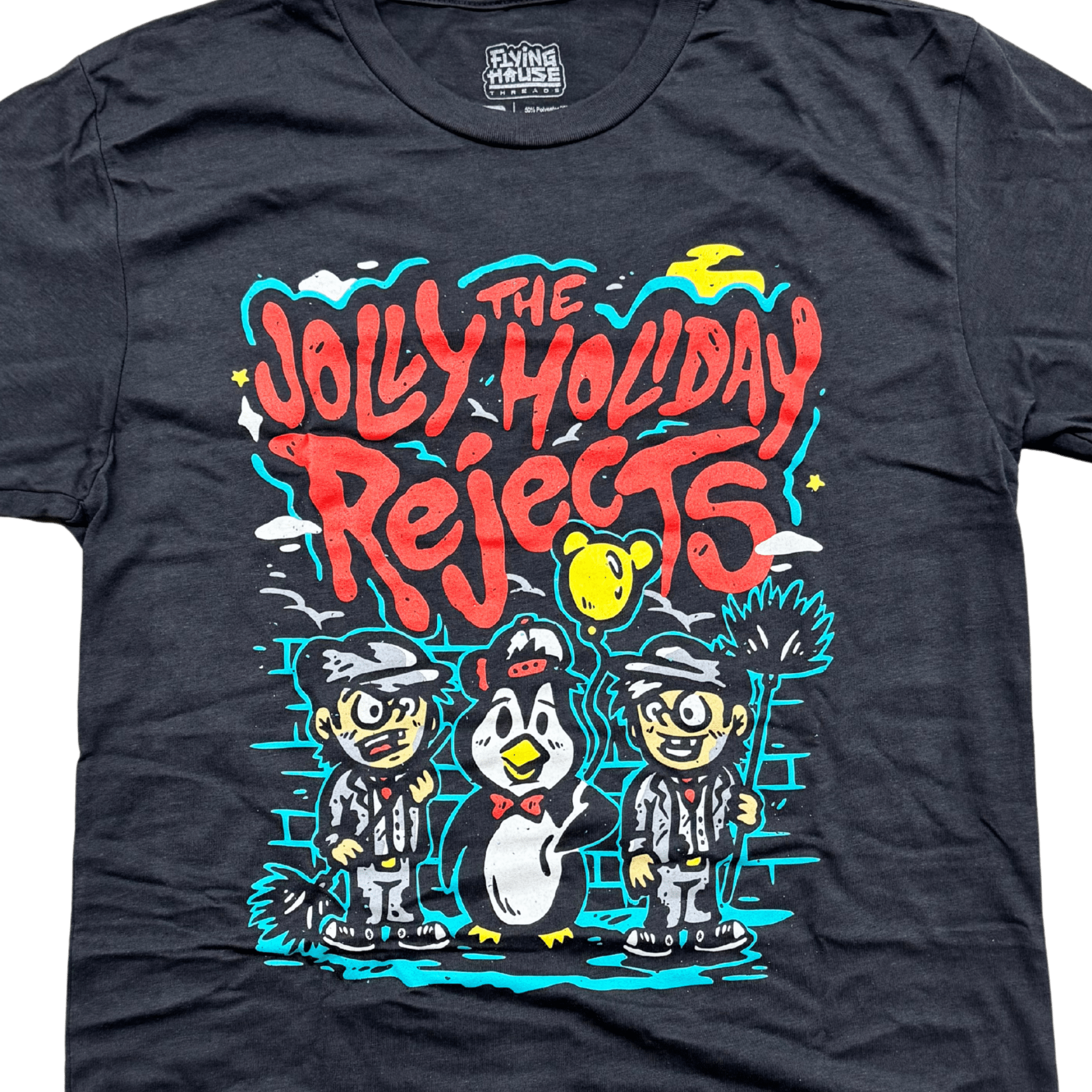 The Jolly Holiday Rejects T-Shirt - Triblend - Flying House Threads