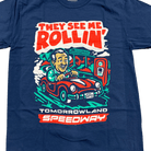 They See Me Rollin' T-Shirt - 100% Cotton - Flying House Threads